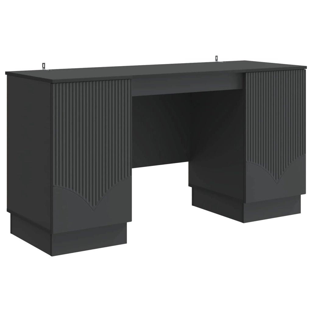 Scrivania Nero 142,5 x 50 x 75 cm Legno ingegnerizzato 3414622