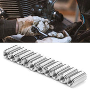 Riparazione Mozzo 10 Pezzi - Acciaio Inossidabile 303 - Filo Interno M6 x 1,0 - Filo Esterno M10 x 1,5 - Lunghezza 20 mm - Riparazione con Viti a Serraggio - Estensione di Cavo