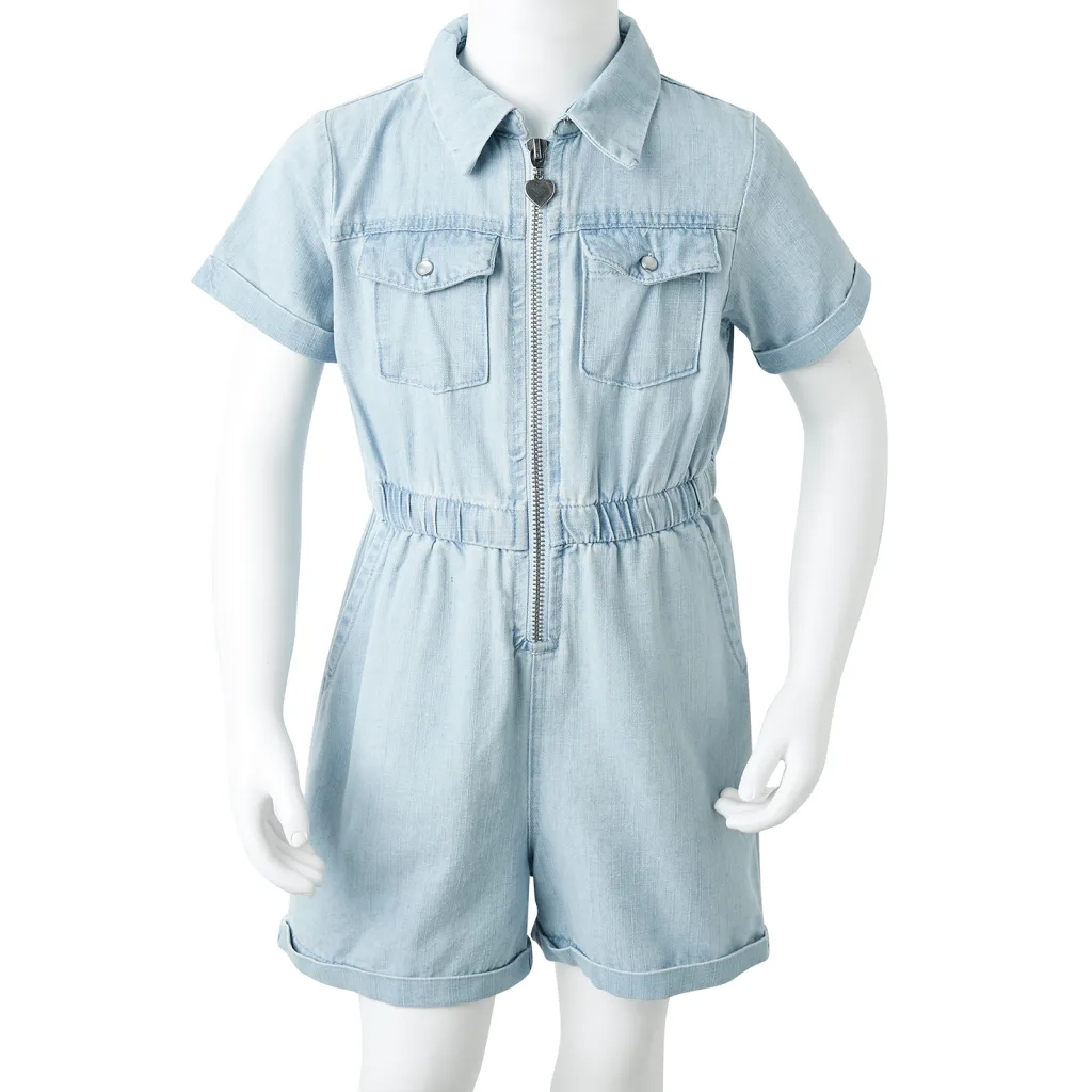 Tutina da Bambina a Maniche Corte Blu Tenue 116 CFW5811886