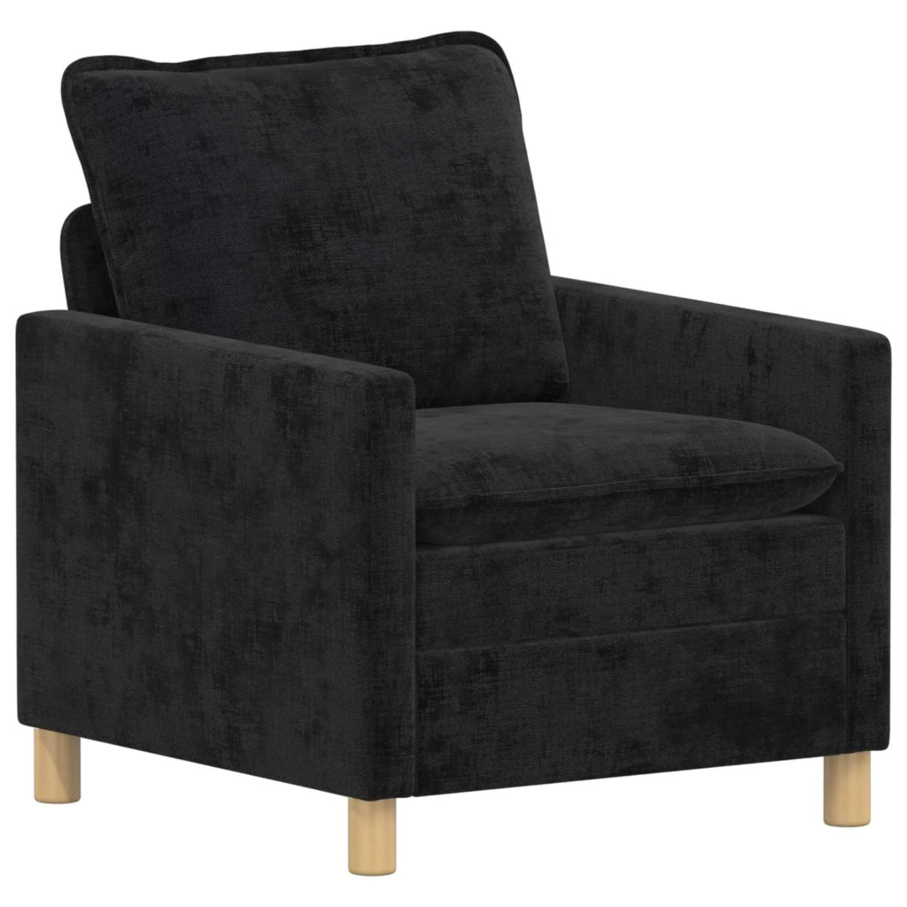 Set di divani 2 pcs Nero Poliestere 3417092
