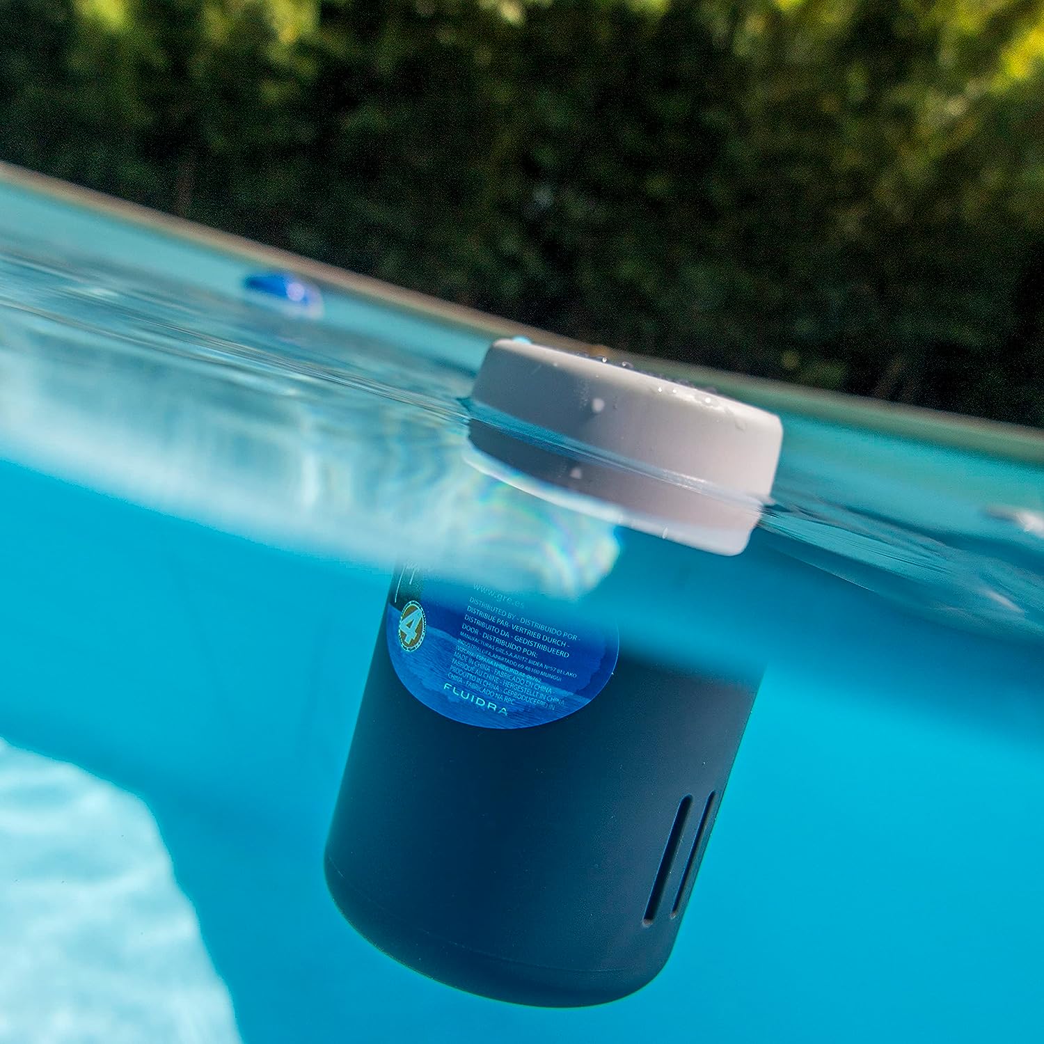 DOSATORE GALLEGIANTE DISPENSER PER CLORO PISCINA GRE GRAPHITE FDP 250