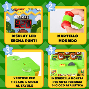 Acchiappa la Talpa Colpisci la Talpa Giocattolo Gioco per Bambini con Display