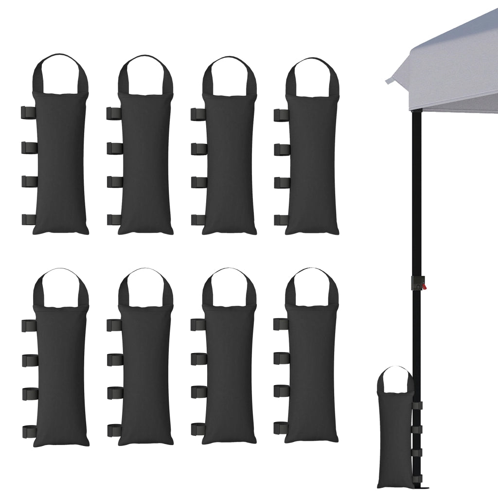 Set di 8 Borse Zavorra per Tenda ¨C Zephmum ¨C Nero