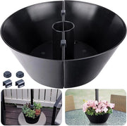Pannelli per piante - Pannelli semicircolari con foro ombrello - Scatole per fiori contenitori per giardino interno esterno casa piante (1PCS)