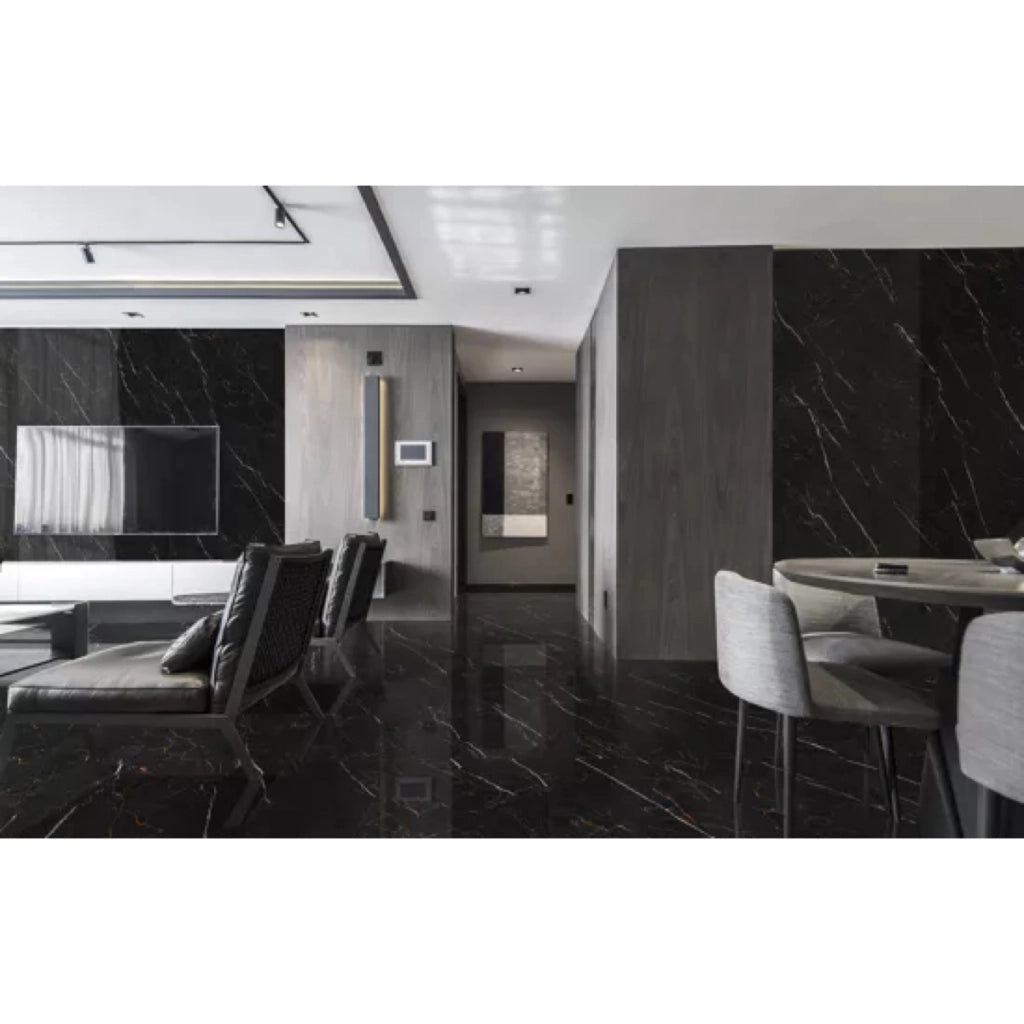 Pavimento Interno Divina Marquina Gold Black 60×120