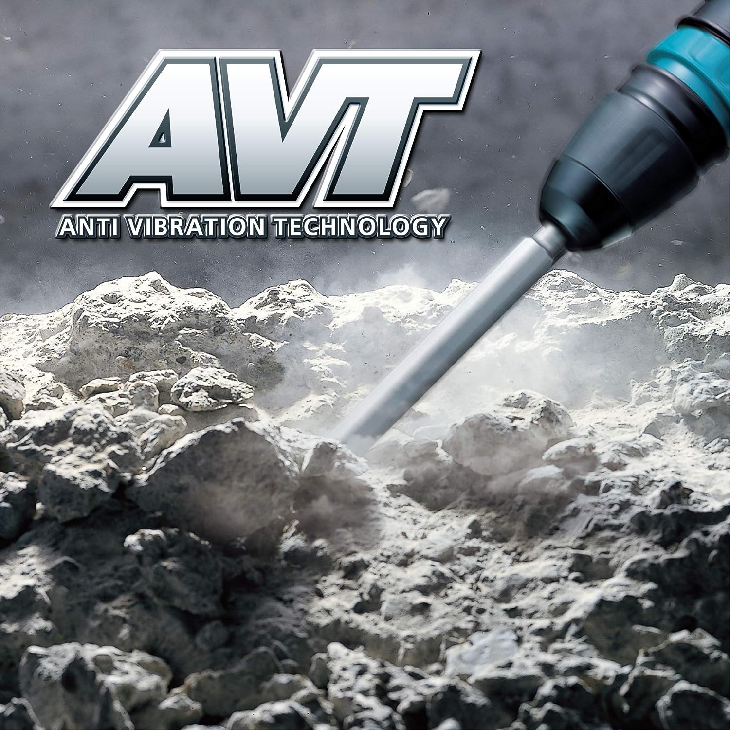 Makita Martello demolitore HM0871C 1110W, 8.1J, 2650bpm, velocità regolabile antivibrante