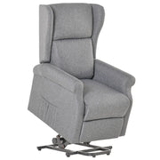 Poltrona Relax Reclinabile con Alzapersona ¨C Minimal ¨C Grigio 72.5x94x109cm