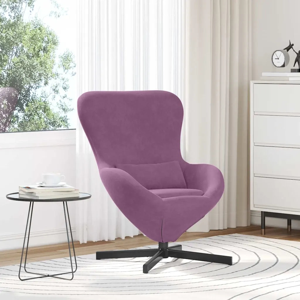 Poltrona uovo Viola 63 x 73 x 90 cm Velluto 42002767