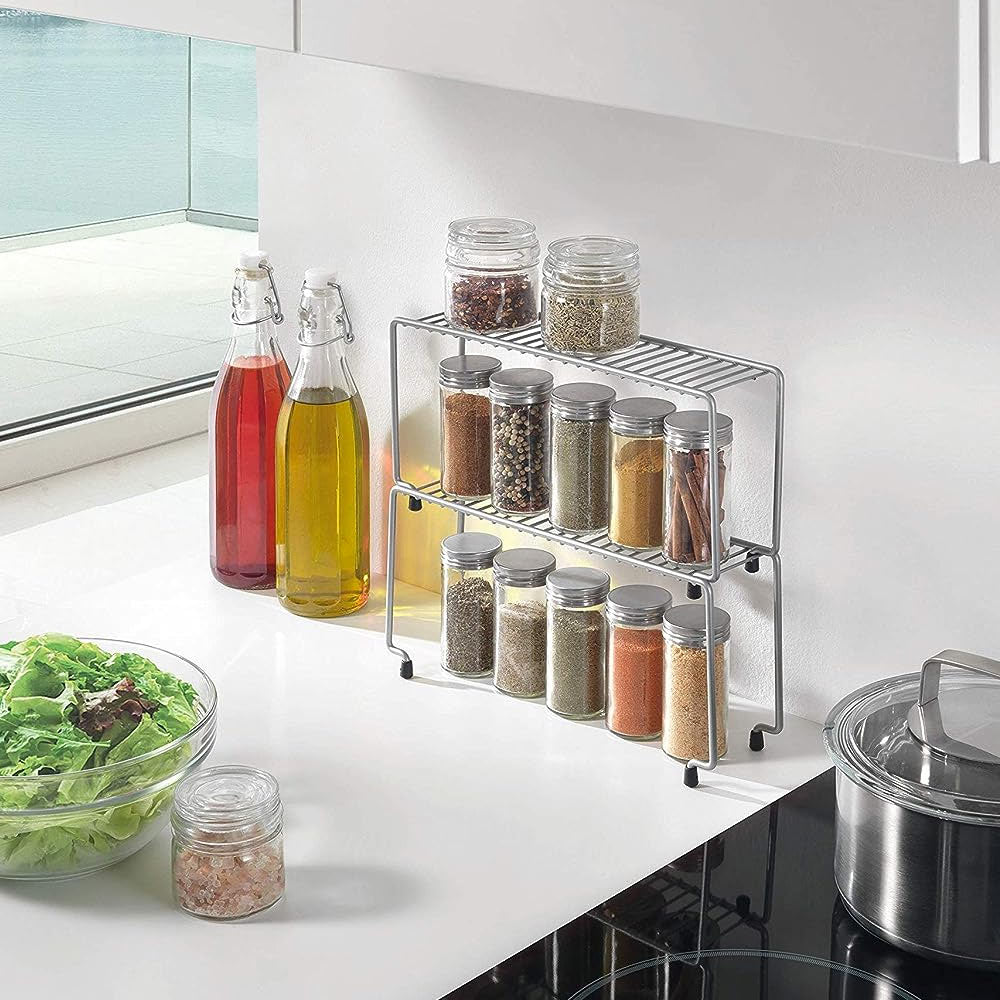 Mensole Porta Spezie Spice Bridge Set 2 Pz da Cucina Metaltex