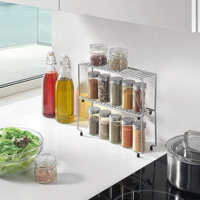 Mensole Porta Spezie Spice Bridge Set 2 Pz da Cucina Metaltex