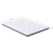 Materasso a molle insacchettate a 7 zone in schiuma, bianco, certificato OEKO-TEX
