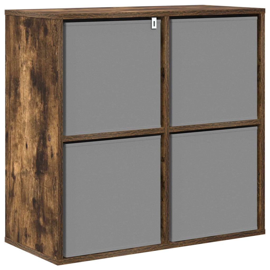Credenza con cassetto Rovere fumé 68,5 x 32 x 67 cm