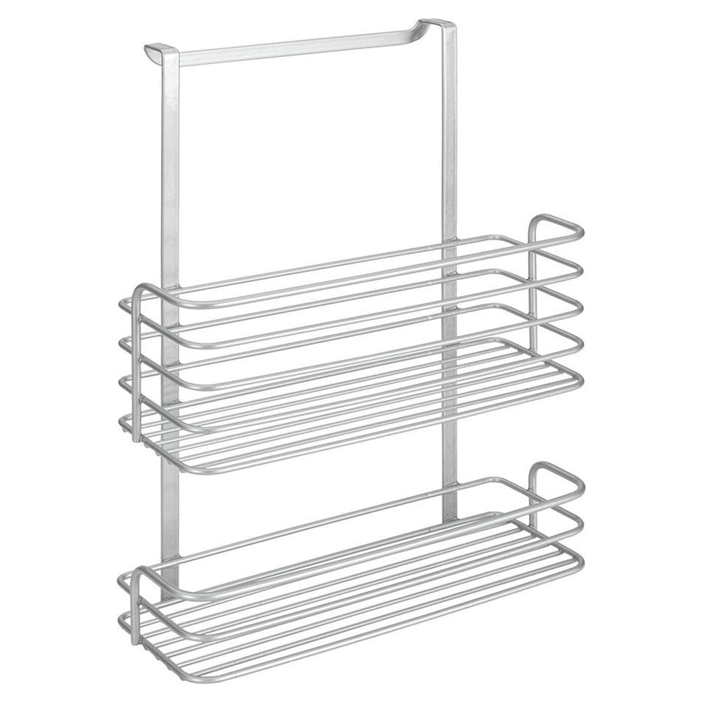 Cestello per Anta Bagno 2 piani Oasis Metaltex Agganciabile senza Fori