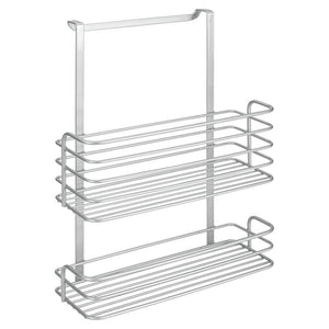 Cestello per Anta Bagno 2 piani Oasis Metaltex Agganciabile senza Fori