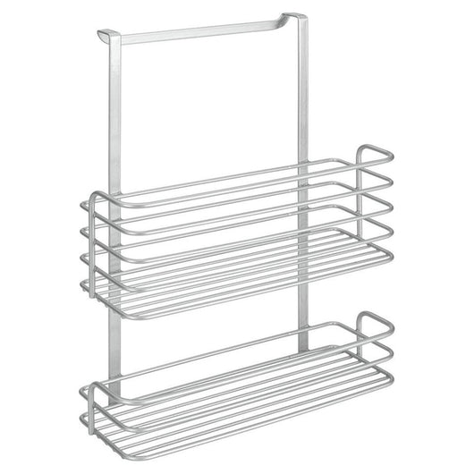 Cestello per Anta Bagno 2 piani Oasis Metaltex Agganciabile senza Fori