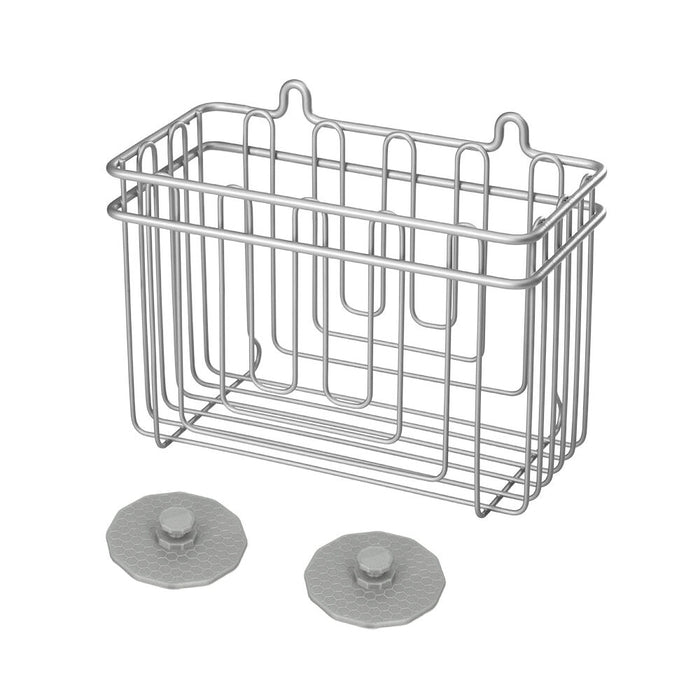 Mensola Cestello Doccia Adesiva da Appendere Senza Fori Artic Metaltex