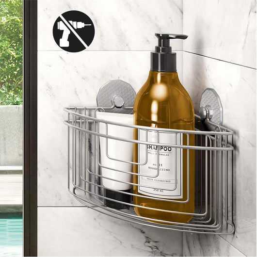 Mensola Angolare Doccia Adesiva da Appendere senza Fori Artic Metaltex