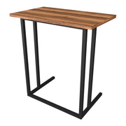 Tavolino laterale 65,5 x 60 x 35,5 cm effetto noce 03_0008609