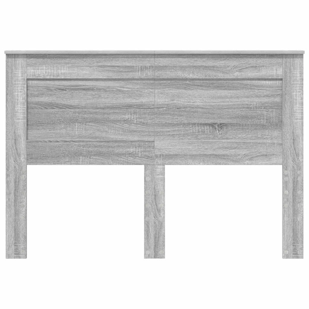 Testiera con testiera Grigio Sonoma 140 cm Legno multistrato