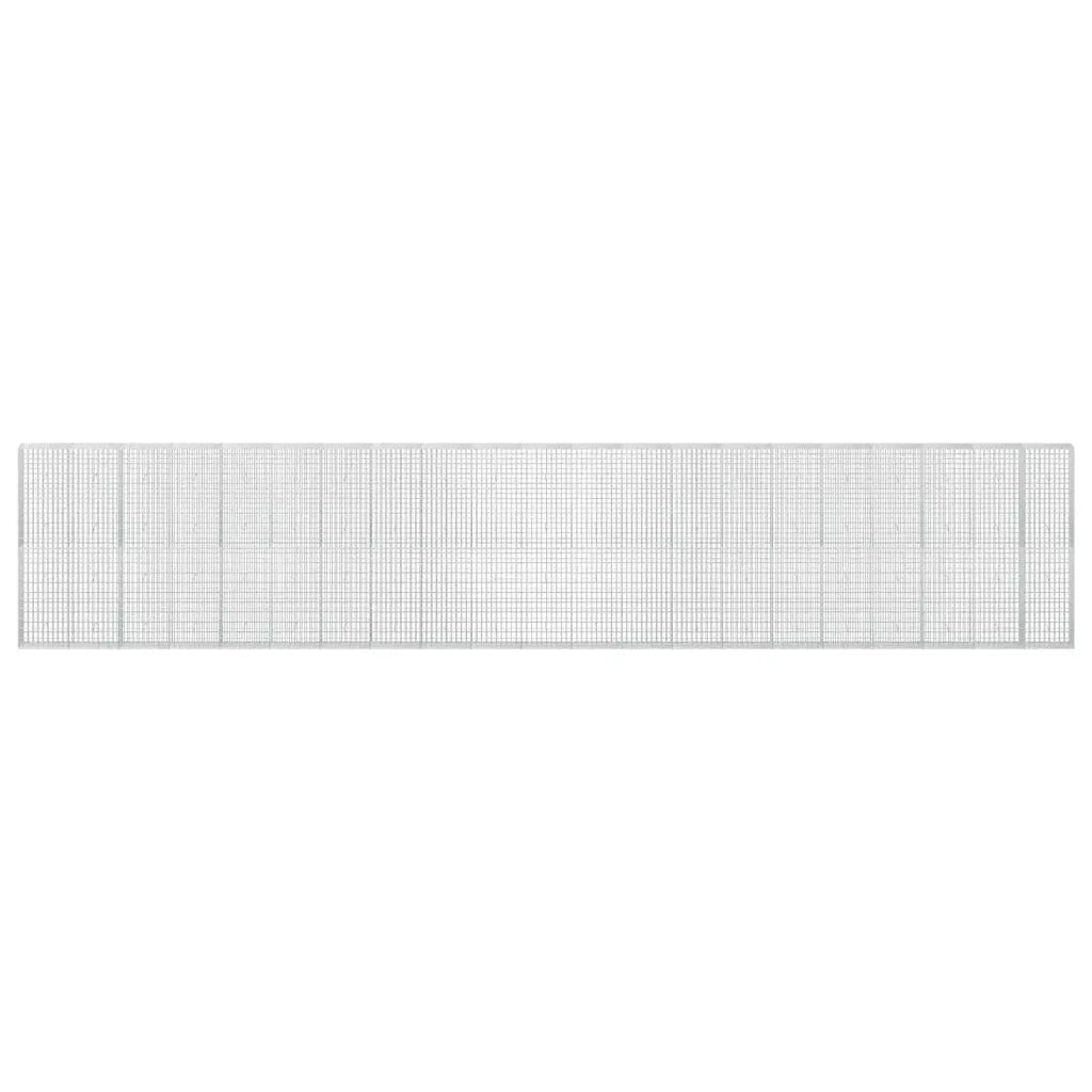 Gabione con Filo da 3,5 mm e Rete da 5x10 cm 1050x30x200 cm 3462783