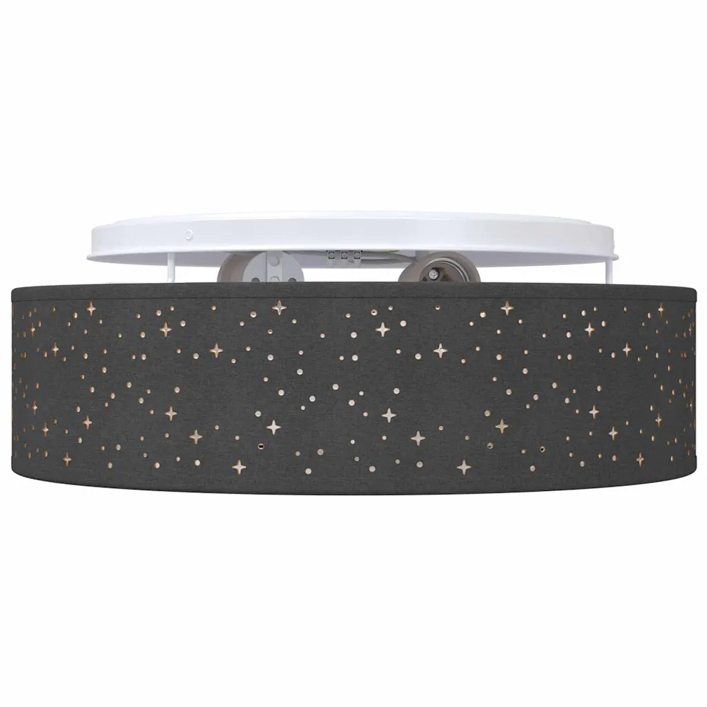 Lampada da soffitto Nero 38 x 38 x 13,5 cm Tessuto CFW7019842