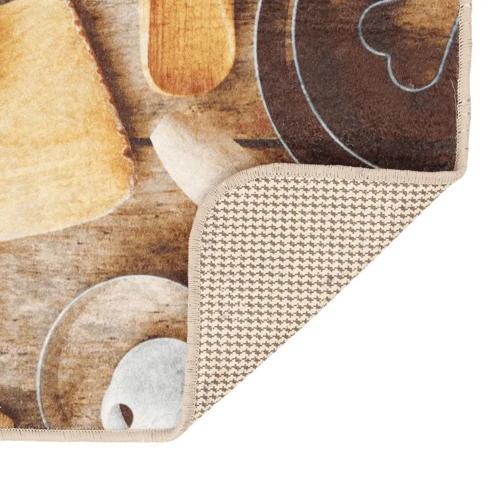 Tappeto da Cucina Multicolore 60x180 cm Lavabile 136628