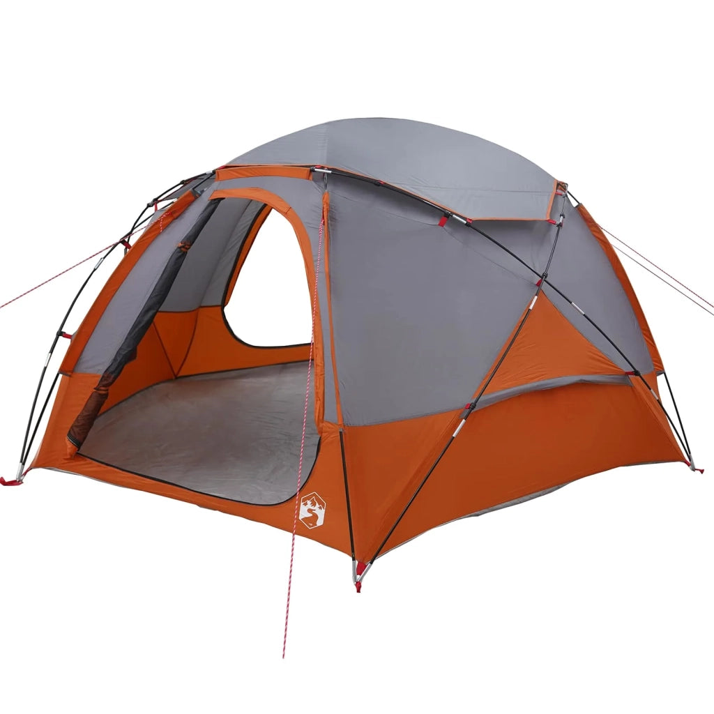 Tenda a cupola con tetto rimovibile Grigio e arancione