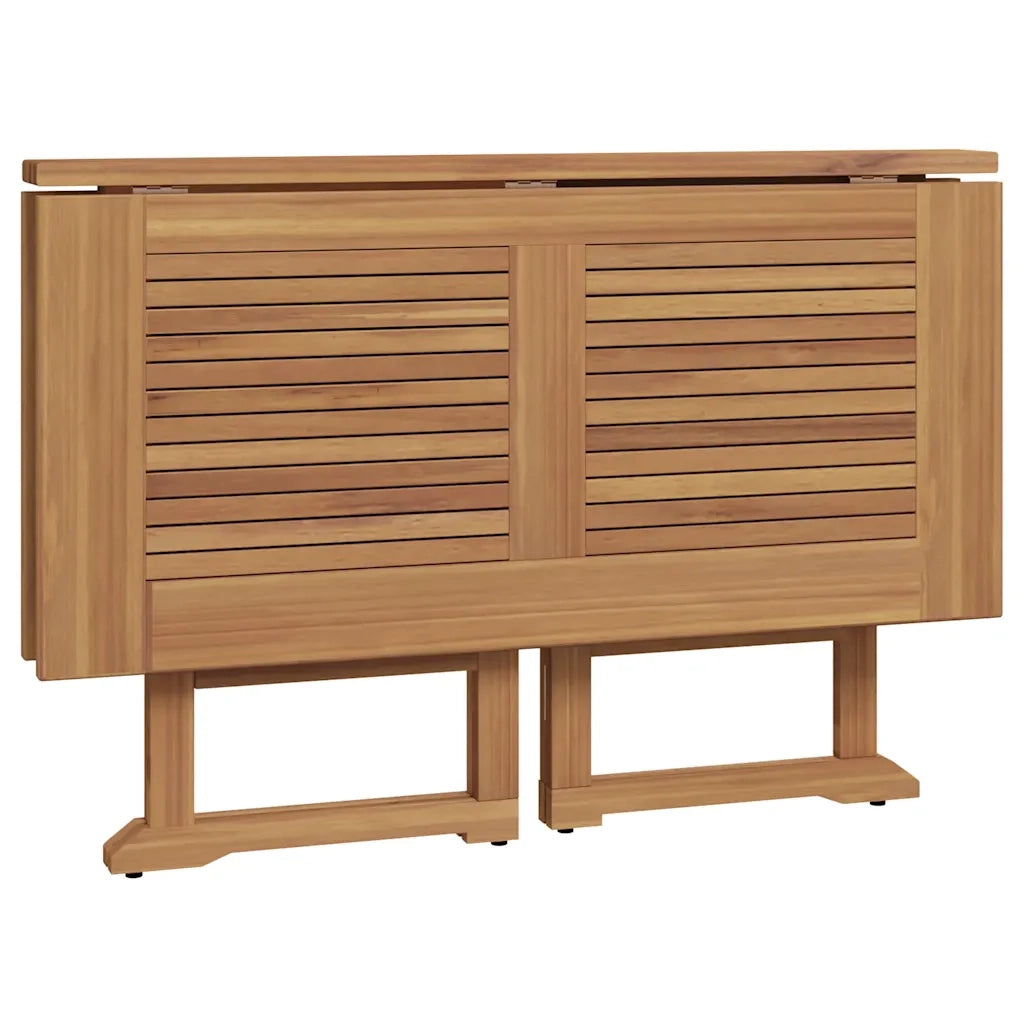 Set da Pranzo Pieghevole per Esterni 5pz Legno Massello di Teak cod mxl 44424