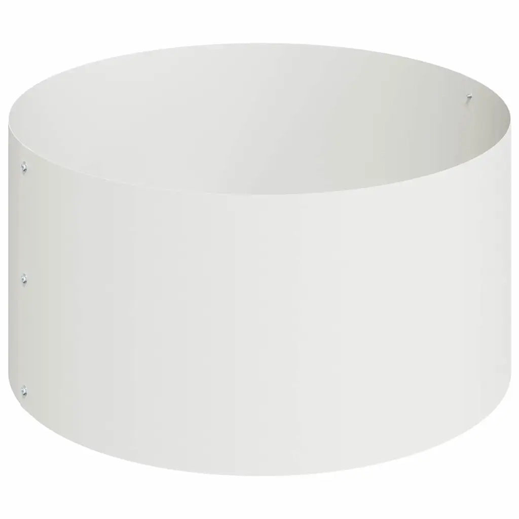 Vaso da giardino Bianco 120 x 120 x 20 cm 873656