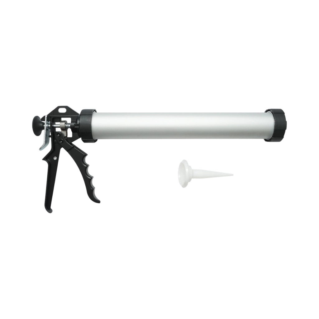 Pistola professionale in alluminio 6N per silicone tipo salame 600ml Penosil