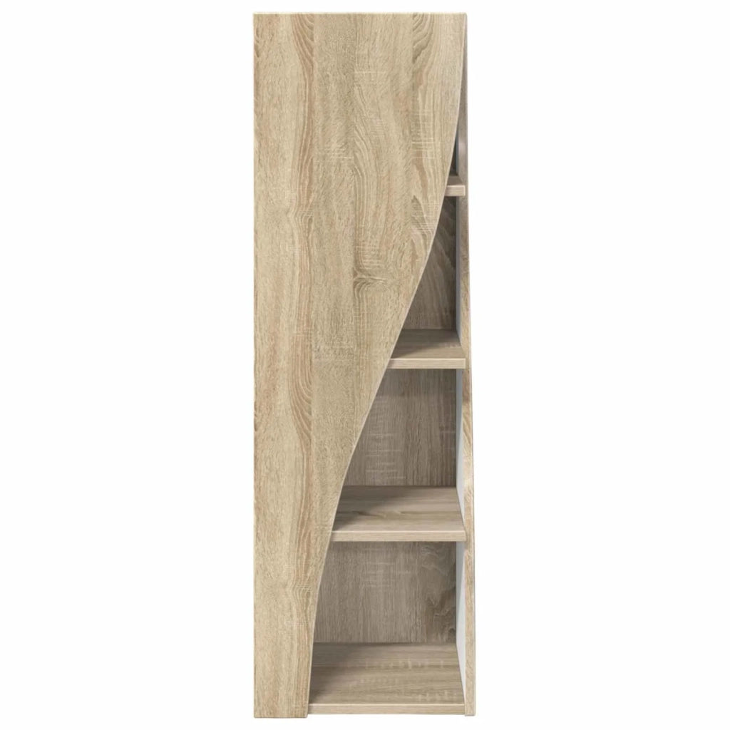 Mobile angolare Rovere Sonoma 32x32x102cm Legno multistrato 889857