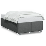 Letto matrimoniale | Letto per adulti | Giroletto senza Materasso Grigio Scuro 120x200 cm Tessuto