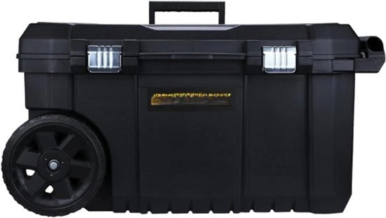 Cassa di Stoccaggio 50L Essenziale - Cassa in Plastica Solida con Fissaggi in Metallo - Cassa di Stoccaggio Multifunzionale