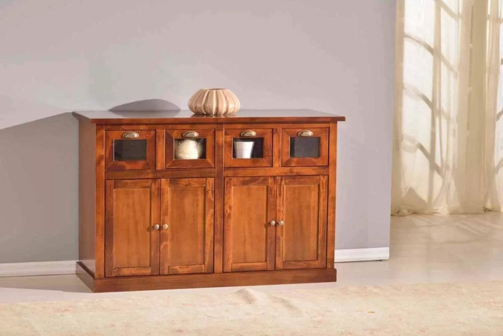 Madia credenza arte povera 4 porte finitura elite l.130 p.50 h.85 - Mobili 2G