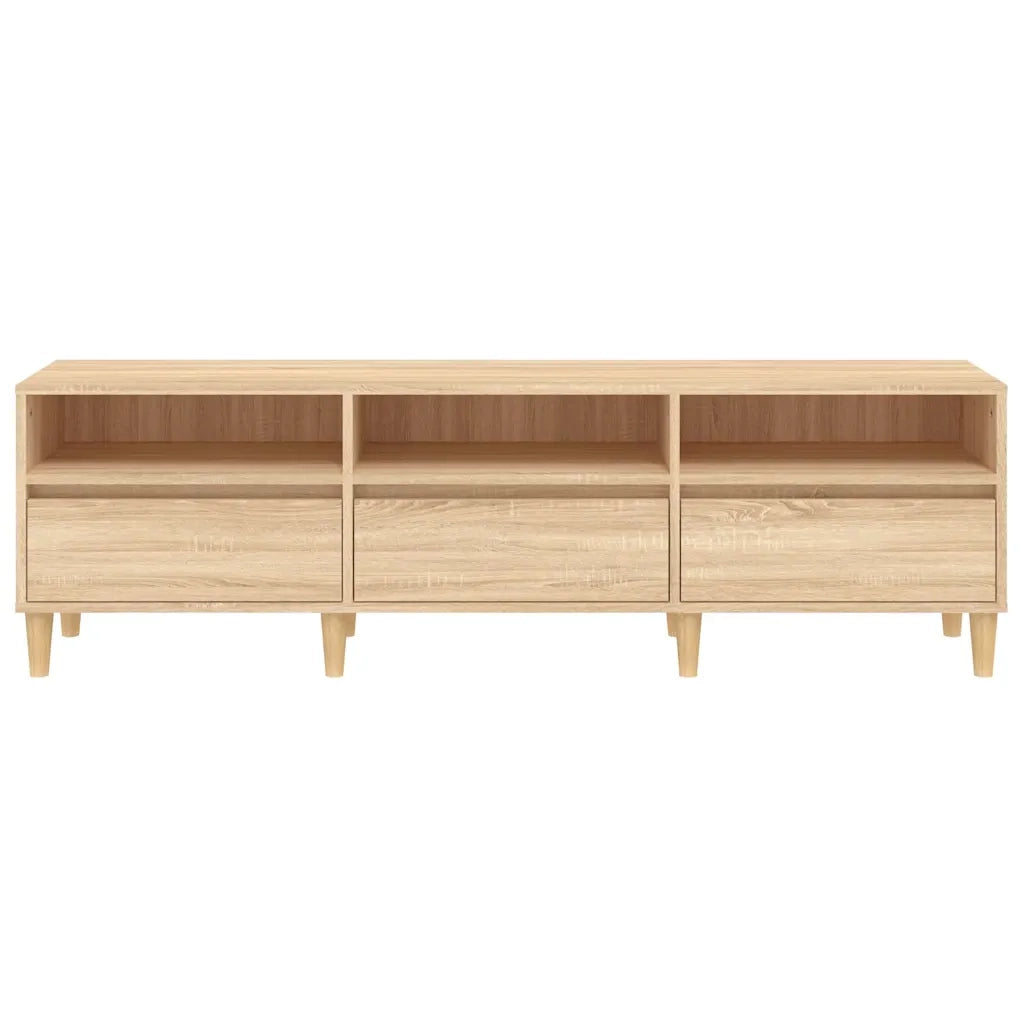 Mobile Porta TV Rovere Sonoma 150x30x44,5 cm Legno Multistrato 831912