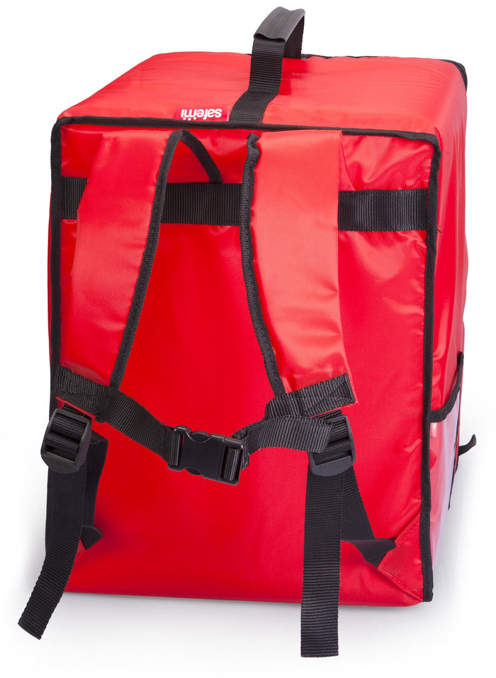 Zaino Borsa Termica Porta Pizze da Asporto 15 Cartoni Safemi Fast 15 Rosso