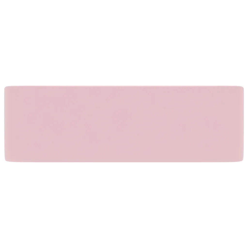 Lavandino Luxury Rosa Opaco 41x30x12 cm in Ceramica