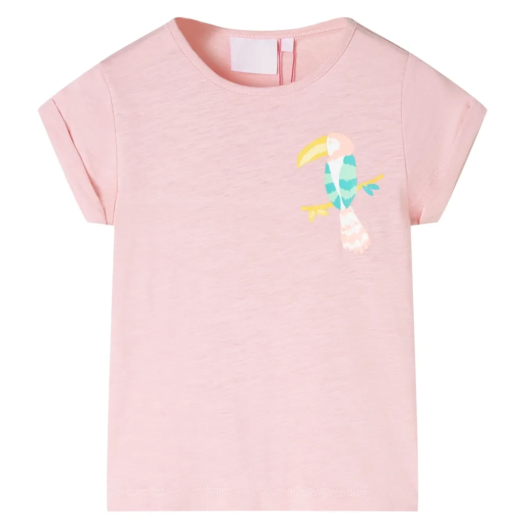 Maglietta da Bambina Rosa Chiaro 140