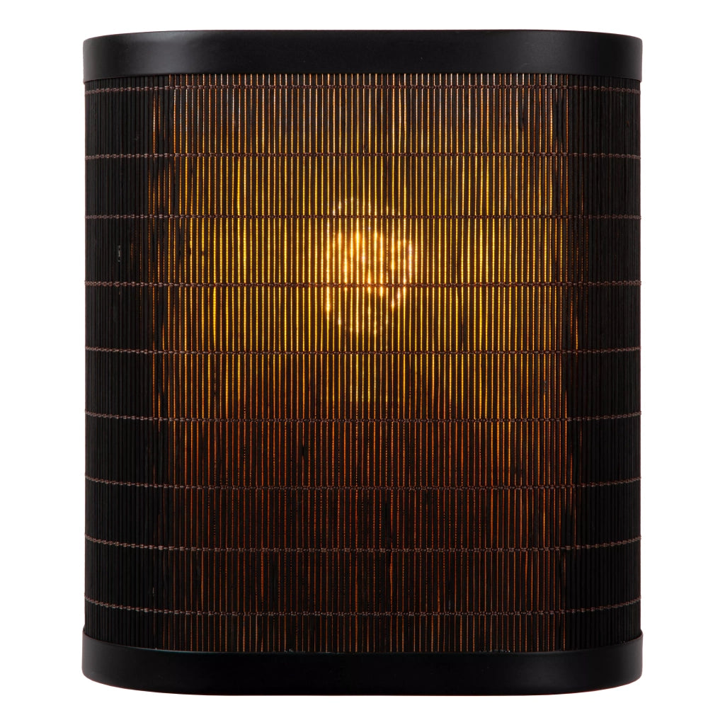 Applique da parete TAGALOG rattan nero 1xE27 40W Lucide