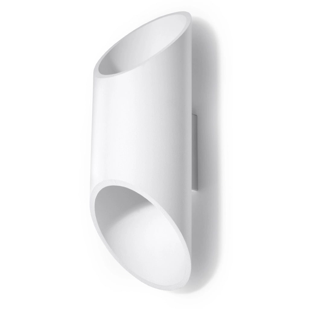 Applique Pure Lume STILLO 30 bianca alluminio G9 interno