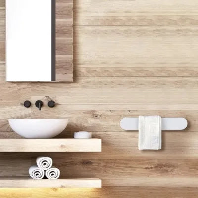Scaldasalviette elettrico Ness 48 cm bianco opaco 40W in ceramica