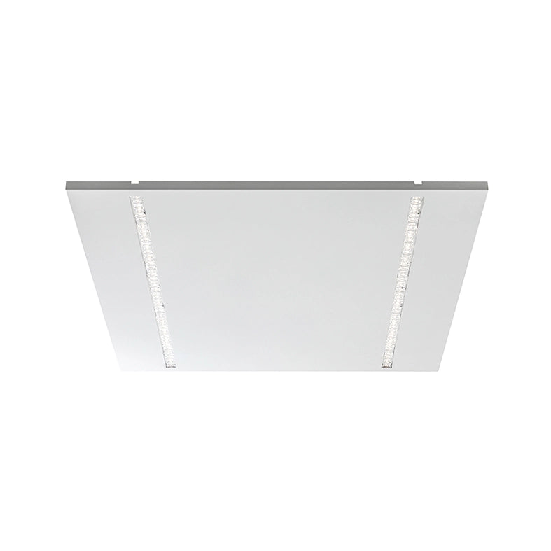 Pannello LED OPTIKA 26W 3000K CRI90 UGR19 - Struttura in Acciaio Bianco, Ottiche PMMA ad Alta Efficienza, Installazione Modulare - Rossini Group