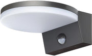 Lampada Esterna con Sensore di Movimento - Lampada da Parete Esterna - Illuminazione Esterna - Nero