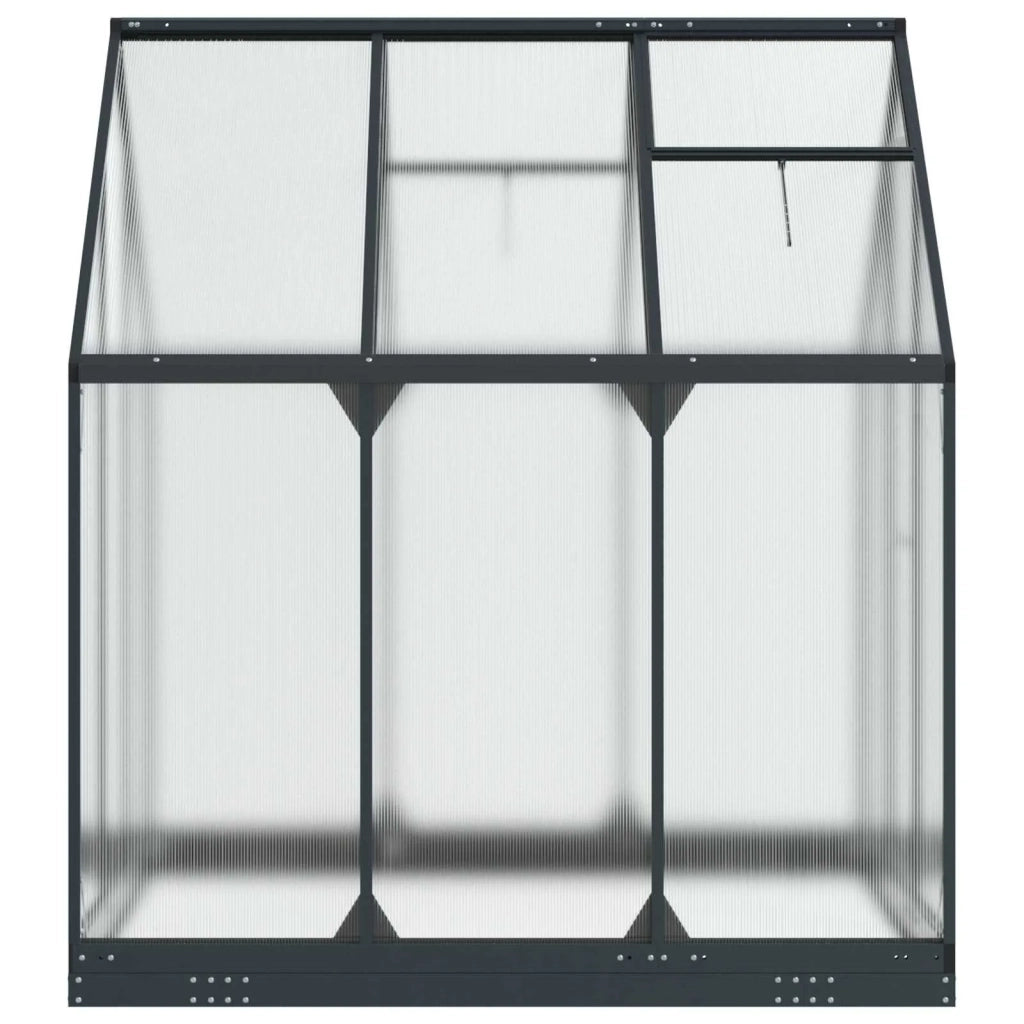 Serra da Giardino con porta Antracite 183,5 x 183,5 x 207 cm 3433041