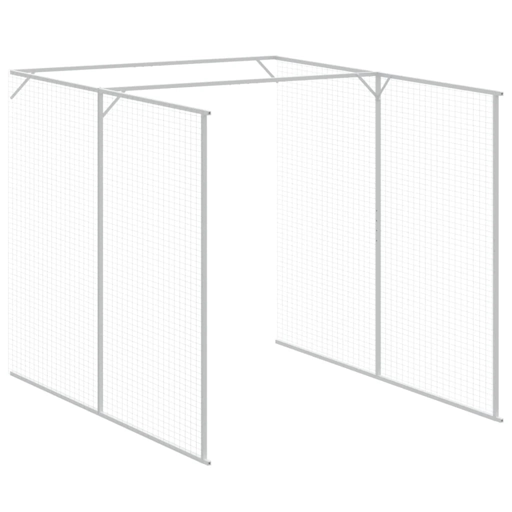 Cuccia per cani con recinto 165 x 863 x 181 cm antracite 02_0043475