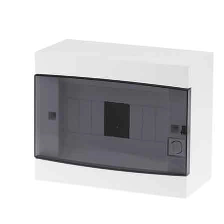CENTRALINO DA PARETE C/PORTELLO IP40 8 Mod. 217x175x105 - Bianco