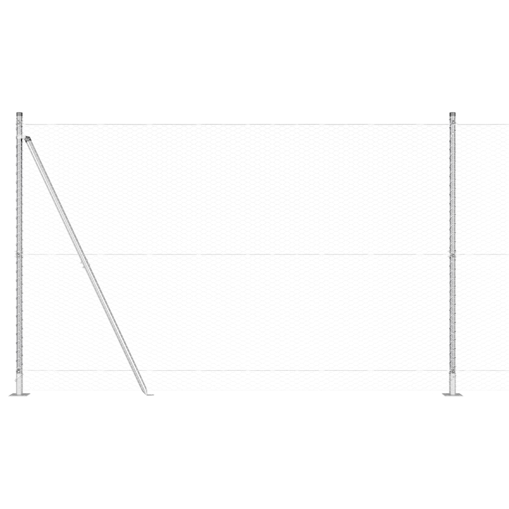 Recinzione Esagonale  1.5x50 m Acciaio Zincato