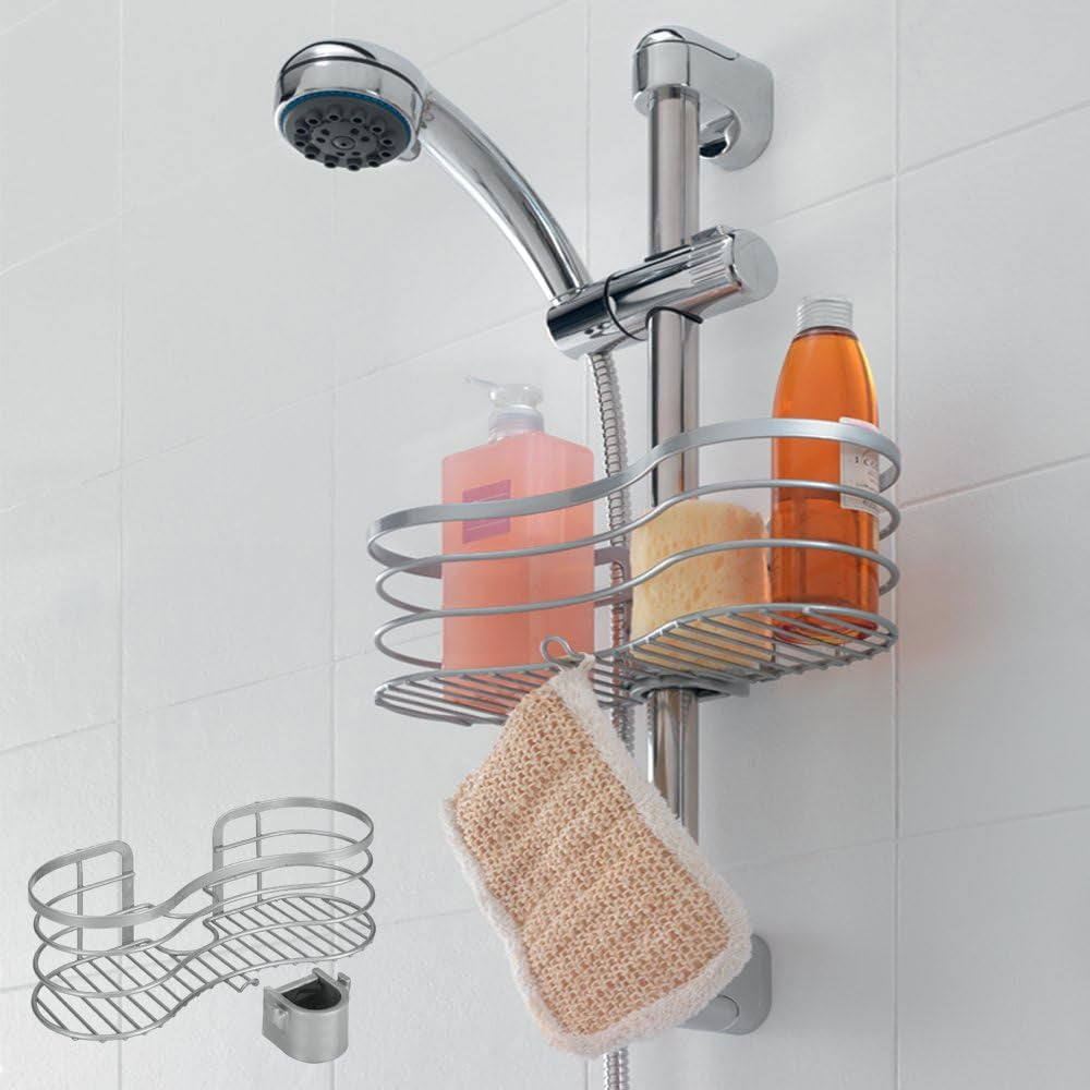 Cestello per Tubo Doccia Mensola per Shampoo Viva Metaltex