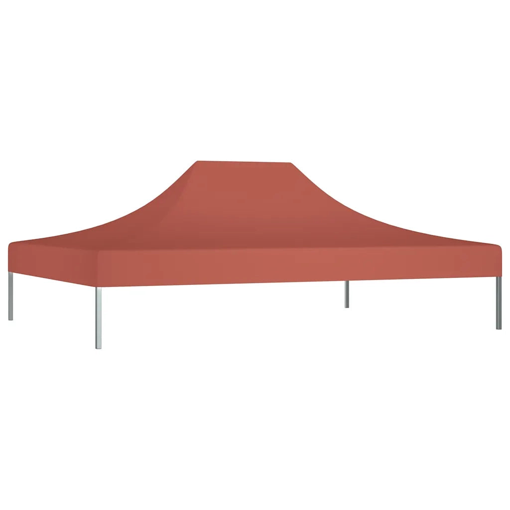 Tetto per Tendone per Feste 4x3 m Terracotta 270 g/m2 CFW9257411