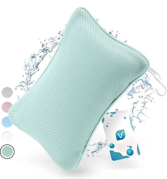 Cuscino per doccia Mint S con pinze, cuscino per doccia, vincitore dei test come cuscino per doccia, cuscino per collo e collo, vasca da bagno, il cuscino per vasca da bagno, cuscini per vasca da bagno e cuscino per doccia vasca da bagno.